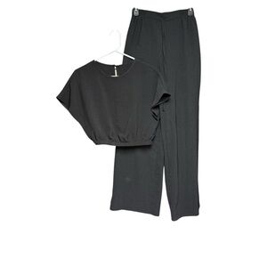 Shein 2 price size small Black Pantsuit with Versatile Style